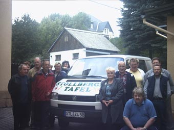 Das Team der Stollberger Tafel von der Ausgabestelle Oelsnitz